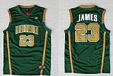Irish High School #23 LeBron James Green Baskteball Jersey,baseball caps,new era cap wholesale,wholesale hats